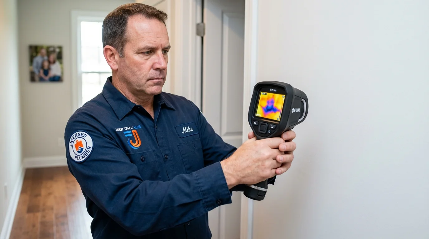 Thermal imaging leak detection by Johns Plumbing LLC in Alexander City